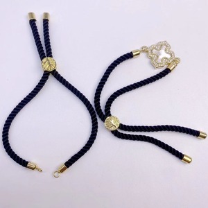 <span class=keywords><strong>Bracelet</strong></span> curseur réglable <span class=keywords><strong>Bracelet</strong></span> d'amitié en nylon à <span class=keywords><strong>cordon</strong></span> torsadé avec breloque <span class=keywords><strong>arbre</strong></span> <span class=keywords><strong>de</strong></span> <span class=keywords><strong>vie</strong></span> en laiton pour la fabrication <span class=keywords><strong>de</strong></span> bracelets à bricoler soi-même - Product Image 5