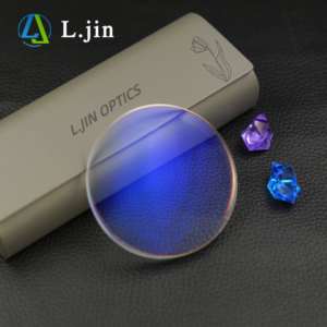 L.jin 1,67 Lentes de Visão Única Índice Verde Revestimento Hmc Aspheric Blue Cut Lente Oftálmica Resina Presrição Lentes Ópticas - Product Image 3