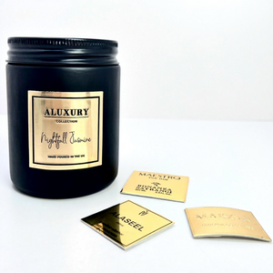 Emballage de parfum classique personnalisable avec logo de marque classique OEM, autocollant en métal doré pour flacons - Product Image 2