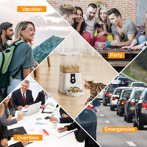Distributeur automatique intelligent <span class=keywords><strong>pour</strong></span> chats 3L/5L avec contrôle par application WiFi <span class=keywords><strong>pour</strong></span> aliments secs et croquettes dans les foyers occupés - Product Image 3