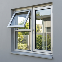 Ventanas de Seguridad con Doble Vidrio y Marco de Aluminio, Personalizadas para Hogares, Dormitorios, Edificios Urbanos y Escolares
