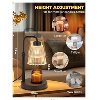 Lampu Pemanas Lilin dengan Timer yang Dapat Diredupkan, Hadiah Ulang Tahun untuk Ibu, Hadiah Pindah Rumah Dekorasi Rumah Baru