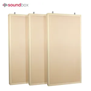 Pannelli fonoassorbenti del tessuto acustico dell'assorbitore acustico del soffitto di Soundbox per il pannello multifunzionale del soffitto di alluminio della sala
