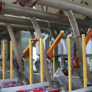 Hoge Snelheid Automatische Weging Bagging <span class=keywords><strong>Machine</strong></span> Graan Rijstvoer Korrelige Meststof Pellet Bonen Verpakkingsmachine - Product Image 4