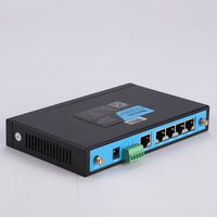 Bivocom Router WIFI Industri dengan 4G LTE CAT4 CAT6 4-LAN 1-WAN Slot kartu Sim untuk komunikasi & Jaringan