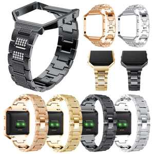 <span class=keywords><strong>Correa</strong></span> de <span class=keywords><strong>reloj</strong></span> de lujo, <span class=keywords><strong>correa</strong></span> de <span class=keywords><strong>reloj</strong></span> de cristal de aleación, <span class=keywords><strong>correa</strong></span> de muñeca con marco de Metal para <span class=keywords><strong>Fitbit</strong></span> <span class=keywords><strong>Blaze</strong></span> - Product Image 2