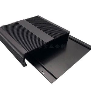 EBM FUYING CNC Machined Aluminum 6063 Alloy Control Box IP54 Protection Anodized Black/Silver Finish Model M208-48 Guangdong - Product Image 3
