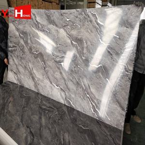 Plaque <span class=keywords><strong>PVC</strong></span> UV effet marbre imperméable, panneau de mousse de béton, vente chaude, directement de l'usine - Product Image 3