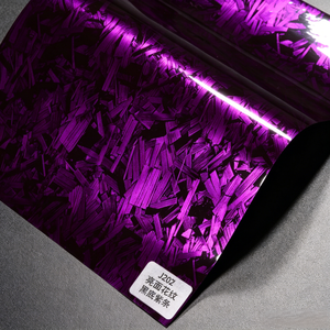 Pellicola Vinilica Premium in Fibra di Carbonio Forgiata Viola PET con Tecnologia Air Release Senza Bolle Oro <span class=keywords><strong>Verde</strong></span> Rosso Nero per Wrapping <span class=keywords><strong>Auto</strong></span> - Product Image 1