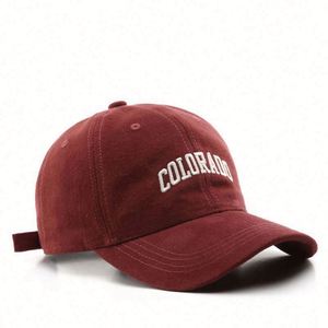 Casquette de baseball unisexe personnalisée avec logo brodé, style sportif, 6 panneaux, toutes saisons, modèle Colorado Dad Hat - Product Image 5