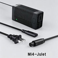Chargeur de Vélo Électrique et Trottinette 58,8V 3A pour Batterie Li-ion 52V 14S avec Connecteur Julet 3105 (Certifié CE UL) - Vente en Gros