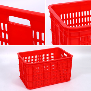 Cajas de Plástico Plegables Yuan Yang 525x360x295mm de Alta Resistencia para Almacenamiento de Frutas y Verduras, Caja de Transporte Logístico - Product Image 4