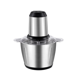 <span class=keywords><strong>Hachoir</strong></span> à viande électrique portable Home Kitchen Glass <span class=keywords><strong>Silver</strong></span> <span class=keywords><strong>Crest</strong></span> Mini Food Colors 2L pour restaurant, moulin à viande 5L - Product Image 2