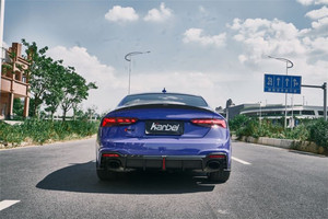 ชุดแต่งคาร์บอนไฟเบอร์ RS5 คุณภาพสูง สภาพใหม่ ประกอบด้วย สปอยเลอร์หน้า ดิฟฟิวเซอร์หลัง สปอยเลอร์หลังคา สเกิร์ตข้าง กันชน - Product Image 3