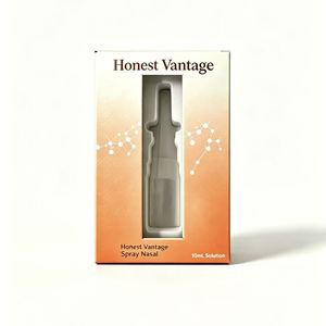 High Quality Customize Logo Nasal Spray Magnetic box Packaging Paper Gift Box with EVA Sponge Insert and <b>Window</b> - Product Image 3