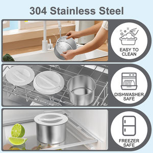 Boîte à lunch électrique portable 41oz, mini, 100W, chauffage rapide, anti-fuite, en acier inoxydable 304, pour voiture, camion, bureau - Product Image 5