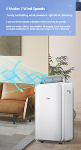 Aire acondicionado portátil de 1.5 HP con ruedas universales, función de enfriamiento simple, sin necesidad de instalación. - Product Image 2
