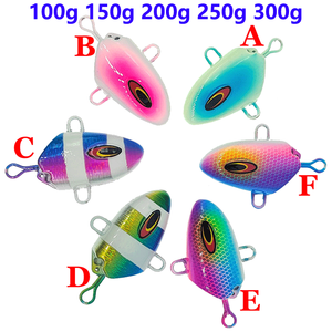 100g 150g 200g 250g 300g gomas Tai lentas pargo cebos de Pesca de Mar plantillas de pesca <span class=keywords><strong>Sx</strong></span> interruptor Jigging Jig Head señuelo cebo - Product Image 2