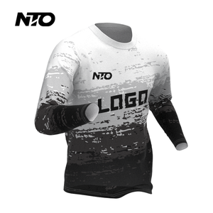 山地自行车下坡赛车服越野摩托车齿轮防晒快干t恤赛车越野服装 - Product Image 1