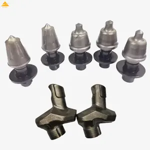 Suku Cadang Mesin Penggilingan untuk Wirtgen Milling Drum Road Planer Bit Pengasah Gigi Hancur Pemotong Aspal Jalan Milling Picks