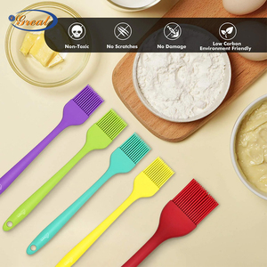 <b>Silicone</b> Oil Basting Brush Eco-Friendly Kitchen Tool for <b>Baking</b> & Pastry Cookie Mold 2024 New Design - Product Image 2