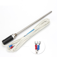 Sonde de température thermocouple type K PT100 avec filetage M12, longueur 1/2/3/4/5M, pour contrôleur de température à vis