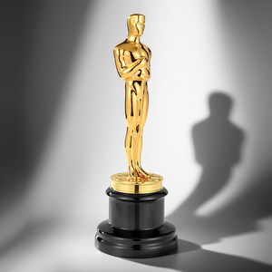 Trofeo Uomo d'Oro 1:1 in Metallo Puro e Legno Massello con Incisione, Tatuaggio e Ricamo per Premi Cinematografici e Televisivi, Souvenir Commemorativi - Product Image 5