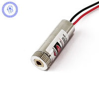 Module de Diode Laser, dispositif à tête Laser rouge, focalisable 3-5v 5mW 650nm 1 pièce