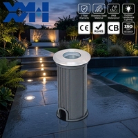Lampes LED encastrées pour escaliers de jardin, extérieures, étanches IP68, en acier inoxydable, pour terrasses et escaliers encastrés sous terre