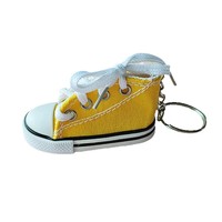 Porte-clés de chaussure en alliage de zinc avec mousqueton en toile mini 7,5 cm, design réaliste, impression numérique - Marque Huakai Modèle 461
