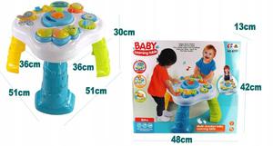Super <span class=keywords><strong>Star</strong></span> Learning Table Baby Toy Toddler Actividad infantil Diversión Áreas de juego - Product Image 6