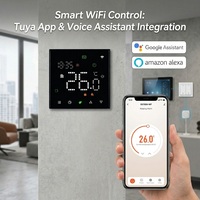 Thermostat intelligent WiFi pour chauffage au sol, écran tactile, contrôleur pour chaudière électrique ou hydronique, compatible Tuya, fabriqué en Chine