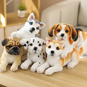 32cm bouledogue Husky Shar Pei Akita Beagles Styles Kawaii vraie vie <span class=keywords><strong>peluche</strong></span> chien en <span class=keywords><strong>peluche</strong></span> jouet pour la décoration de la maison - Product Image 2