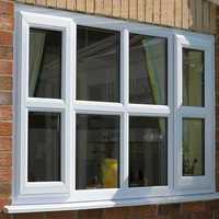Diseño de alta calidad Interior Oficina Pequeño Sótano Pvc Perfil Ventana Upvc Ventanas abatibles