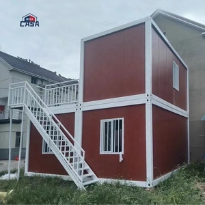 20 FT 40FT Casas modulares de lujo de bajo costo Casa prefabricada Casas de contenedores desmontables Villas - Product Image 1