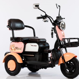 <b>Sale</b> 3-Wheel Electric Tricycle <b>Disability</b> <b>Scooter</b> with Paddles <b>for</b> Adults/Elderly 3-Speed Gears Tube Battery Rear Hub Motor - Product Image 5