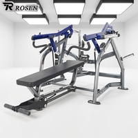 Machine de musculation isolalette pour presse à banc horizontal ROSEN Fitness, équipement de musculation pectorale à charge libre, cadre en acier robuste