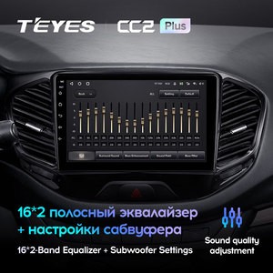 TEYES CC2 Plus para LADA Vesta Cross Sport 2015 - 2022 Radio de coche reproductor Multimedia navegación GPS Android No 2DIN 2 Din - Product Image 4