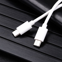 Nouvelle Idée Charge Rapide 1m 2m 3m 3A 60w Type C Type C Câble Prend en Charge DP QC pour Téléphones Mobiles Android Noir Blanc PVC Tressé