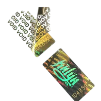 Étiquettes holographiques inviolables, durables, imperméables, à code QR laser à gratter pour lessive et adoucissant textile