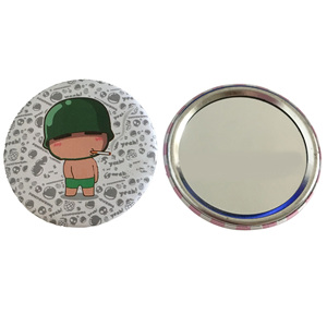 מגנט מקרר מודרני עגול וידידותי לסביבה מפח מצופה עם מדבקה מגנטית, סיכת מתכת ופותחן בקבוקים - Product Image 4