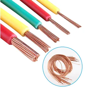 O melhor cabo de alimentação do preço encalhado PVC do fio bonde do aquecimento do núcleo de cobre isolou o cabo para o trabalho da casa