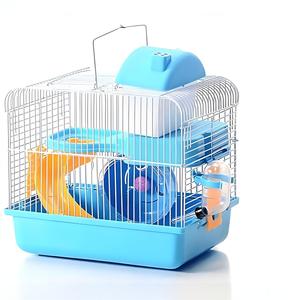 Hot <strong>Sale</strong> Two Floor Luxurious Custom Pet Houses Plastic Hot Selling Fashionable Cheap <strong>Hamster</strong> Cage