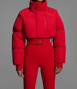 Combinaison <span class=keywords><strong>de</strong></span> ski pour femme CONMR avec ceinture, tissu imperméable, coupe-vent et respirant pour les sports d'hiver et les tenues <span class=keywords><strong>de</strong></span> station. - Product Image 5