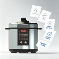 Cuisinière électrique à pression de haute qualité, intelligente, capacité de 6 litres, en acier inoxydable, pour usage domestique