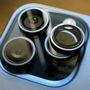 Protector de lente de cámara de Metal AAA de grado de cubierta completa personalizado película de vidrio templado para <span class=keywords><strong>iPhone</strong></span> 16 Pro 16 Pro Max 16 Plus 15 Pro 13 teléfono - Product Image 3