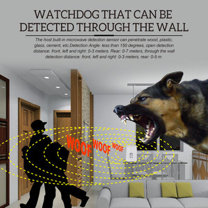 Respingere i ladri sensore intelligente allarme corteccia di cane a infrarossi prevenzione furti domestici - Product Image 3
