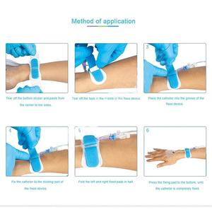 ที่ใส่หลอดสายสวนอเนกประสงค์สีขาวและสีฟ้าอุปกรณ์ลดการสั่นไหวแบบมีกาวในตัว - Product Image 6