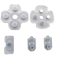 Boutons en silicone conducteurs de haute qualité pour manette de jeu P4, pièce de rechange OEM, réparation de coussinets en caoutchouc 5.0