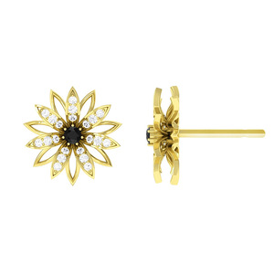 Eleganti Orecchini a Perno con Fiore Margherita, Stile Minimalista Naturale, Gioielli da Donna alla Moda, per Uso Quotidiano, Regalo Chic - Product Image 2